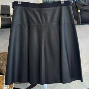 Vince Black Leather Skirt - Size 12